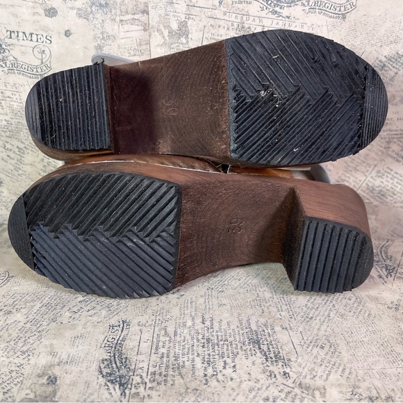 Lotta From Stockholm Swedish Clogs Highwood Mary Jane Style - Picture 8 of 12